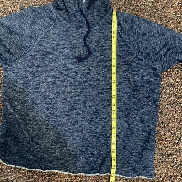 Blue Sweatshirt with Hood - Picture 7 of 7